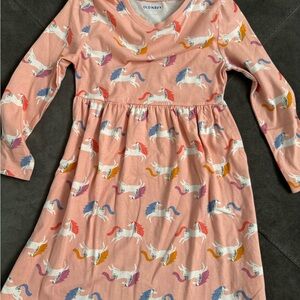 Old Navy Peach Unicorn Tee